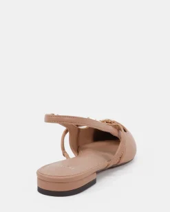 CALE CAMEL Ballet Flats