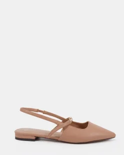 CALE CAMEL Ballet Flats