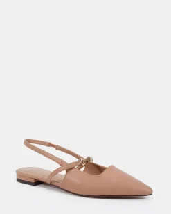 CALE CAMEL Ballet Flats