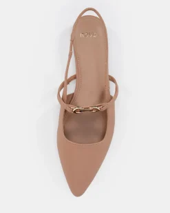 CALE CAMEL Ballet Flats