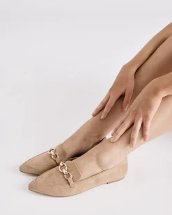 CALLIOPE BISCOFF SUEDE Ballet Flats