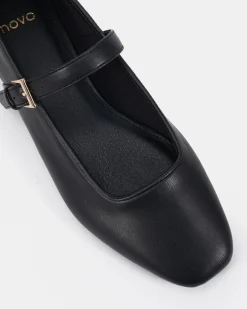 CALMLY BLACK Ballet Flats