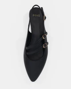 CANNY BLACK Ballet Flats