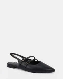 CANNY BLACK Ballet Flats