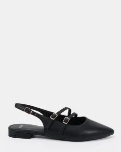 CANNY BLACK Ballet Flats