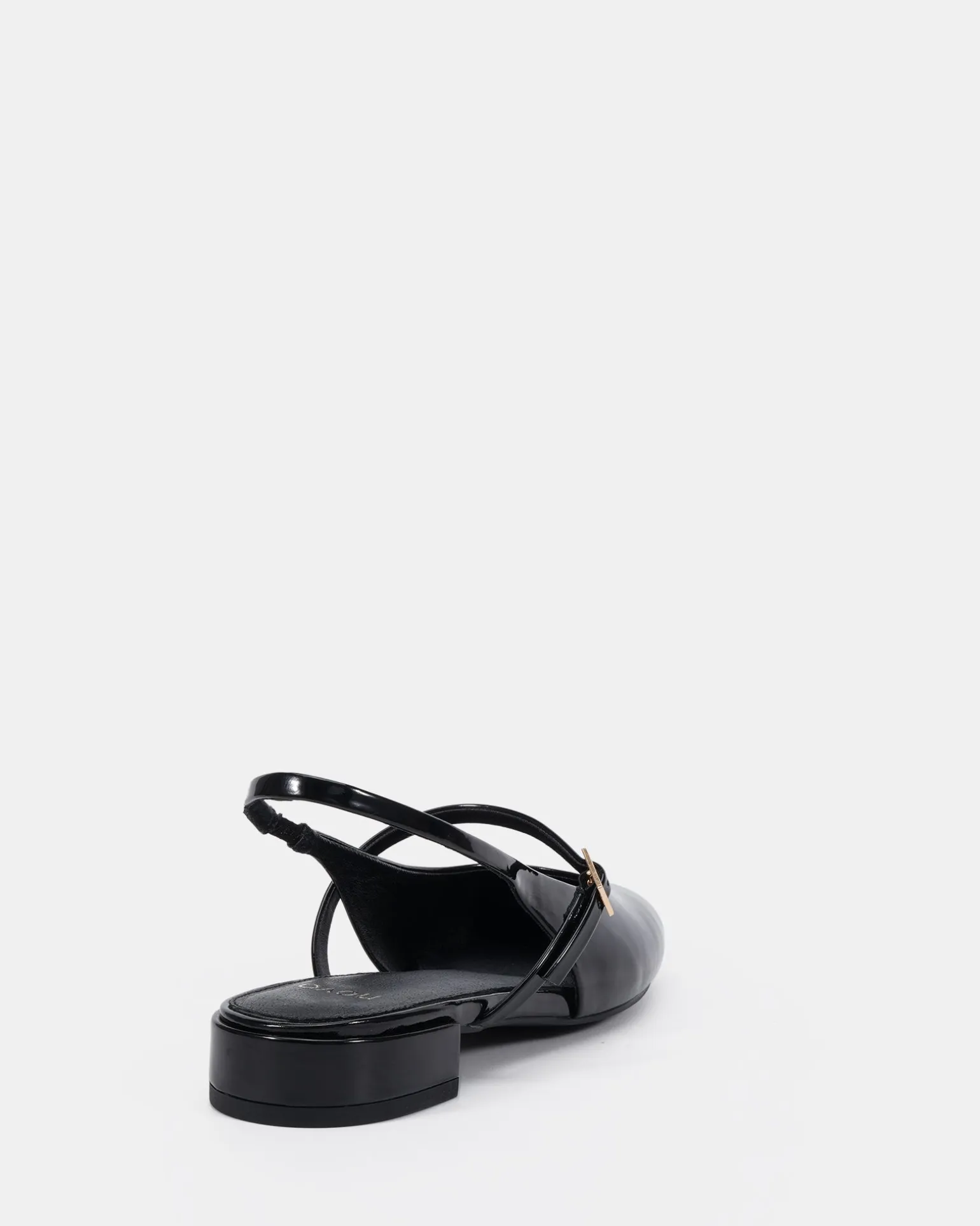 CAPABLE Black Patent Ballet Flats