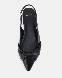 CARENNA BLACK Ballet Flats