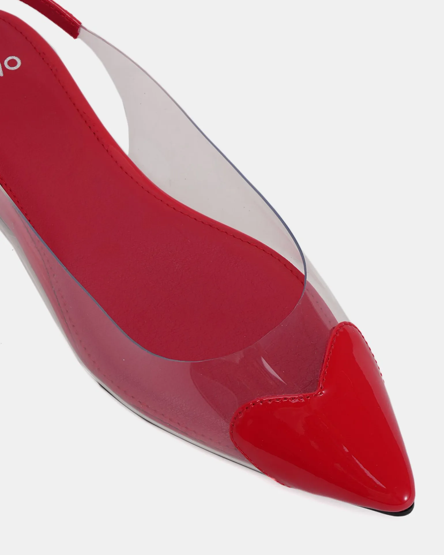 CARESS Red Patent Ballet Flats