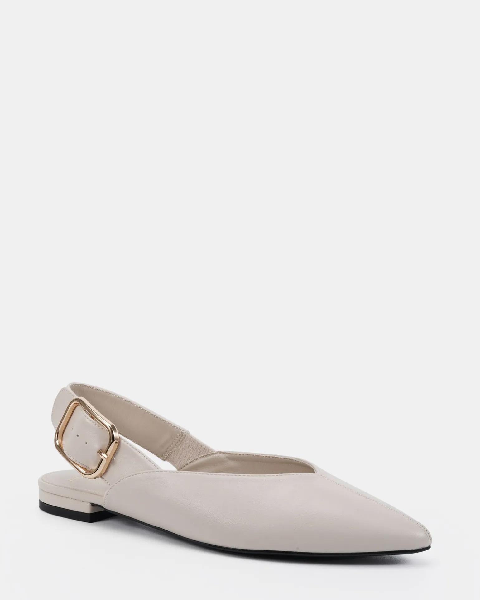 CARITAS CREAM SMOOTH Ballet Flats
