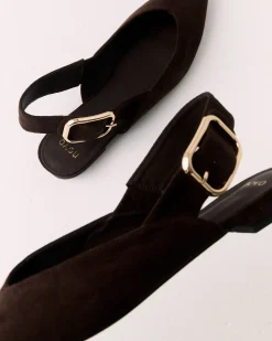 CARITAS ESPRESSO SUEDE Ballet Flats