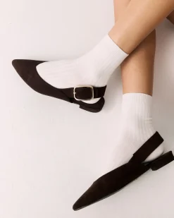 CARITAS ESPRESSO SUEDE Ballet Flats