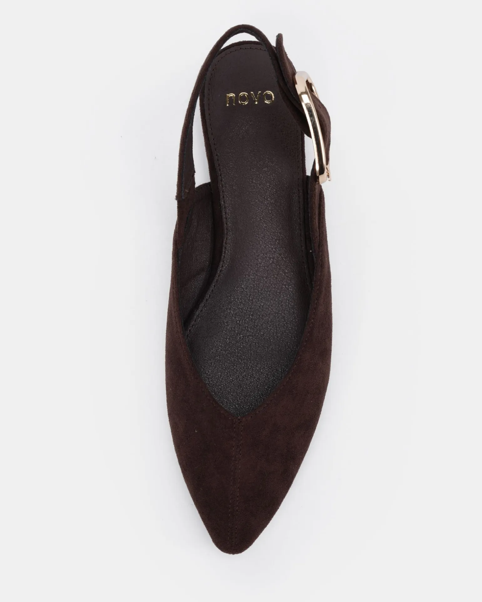 CARITAS ESPRESSO SUEDE Ballet Flats