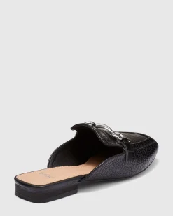 CARLETTA Black Croc