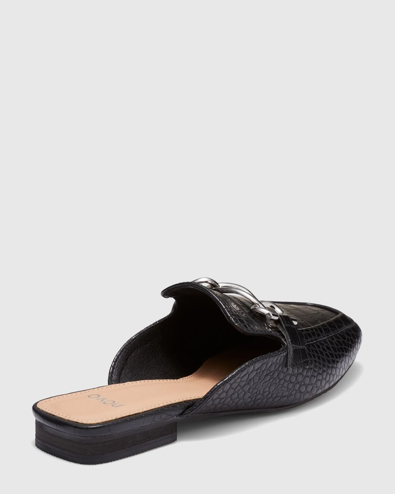 CARLETTA Black Croc