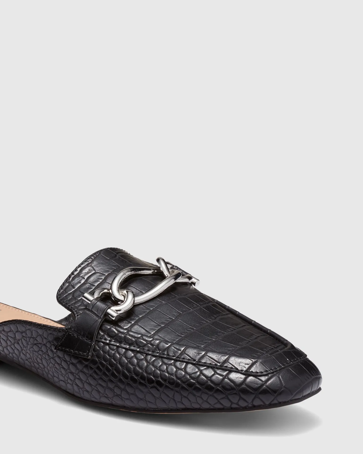 CARLETTA Black Croc