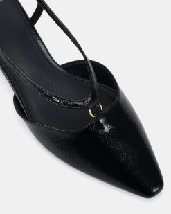 CARLISTA BLACK CRINKLE PATENT Smart Casual