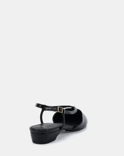 CARLISTA BLACK CRINKLE PATENT Smart Casual