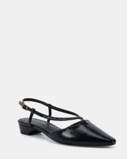 CARLISTA BLACK CRINKLE PATENT Smart Casual