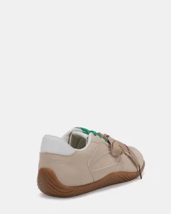 CAROOSO BEIGE Lace Up Sneakers