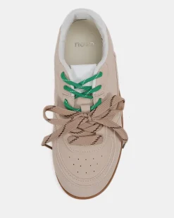CAROOSO BEIGE Lace Up Sneakers