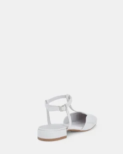 CASERTA CREAM PATENT Ballet Flats