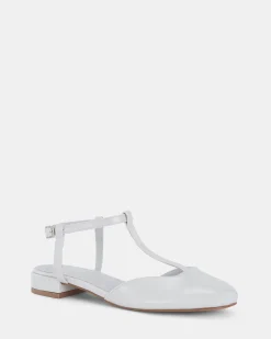CASERTA CREAM PATENT Ballet Flats