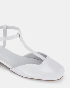 CASERTA CREAM PATENT Ballet Flats