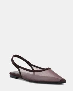 CASSEY ESPRESSO MESH Ballet Flats