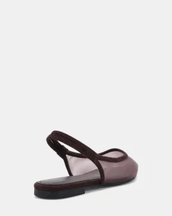 CASSEY ESPRESSO MESH Ballet Flats