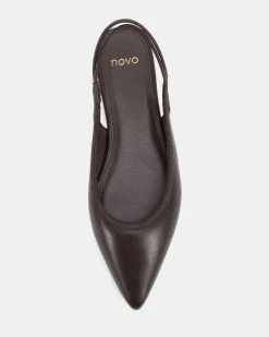 CASSEY ESPRESSO VINTAGE Ballet Flats