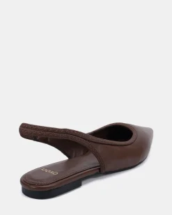 CASSEY MILK CHOCOLATE Ballet Flats