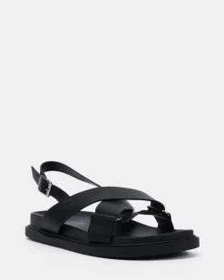 CATLYN RIVERS BLACK Strappy Sandals