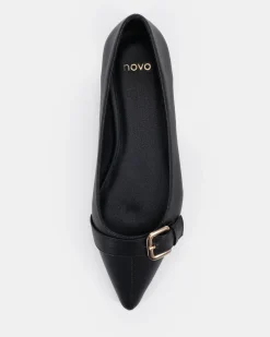 CATTY BLACK Ballet Flats