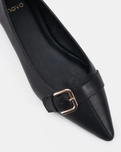 CATTY BLACK Ballet Flats