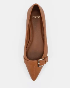 CATTY PECAN Ballet Flats