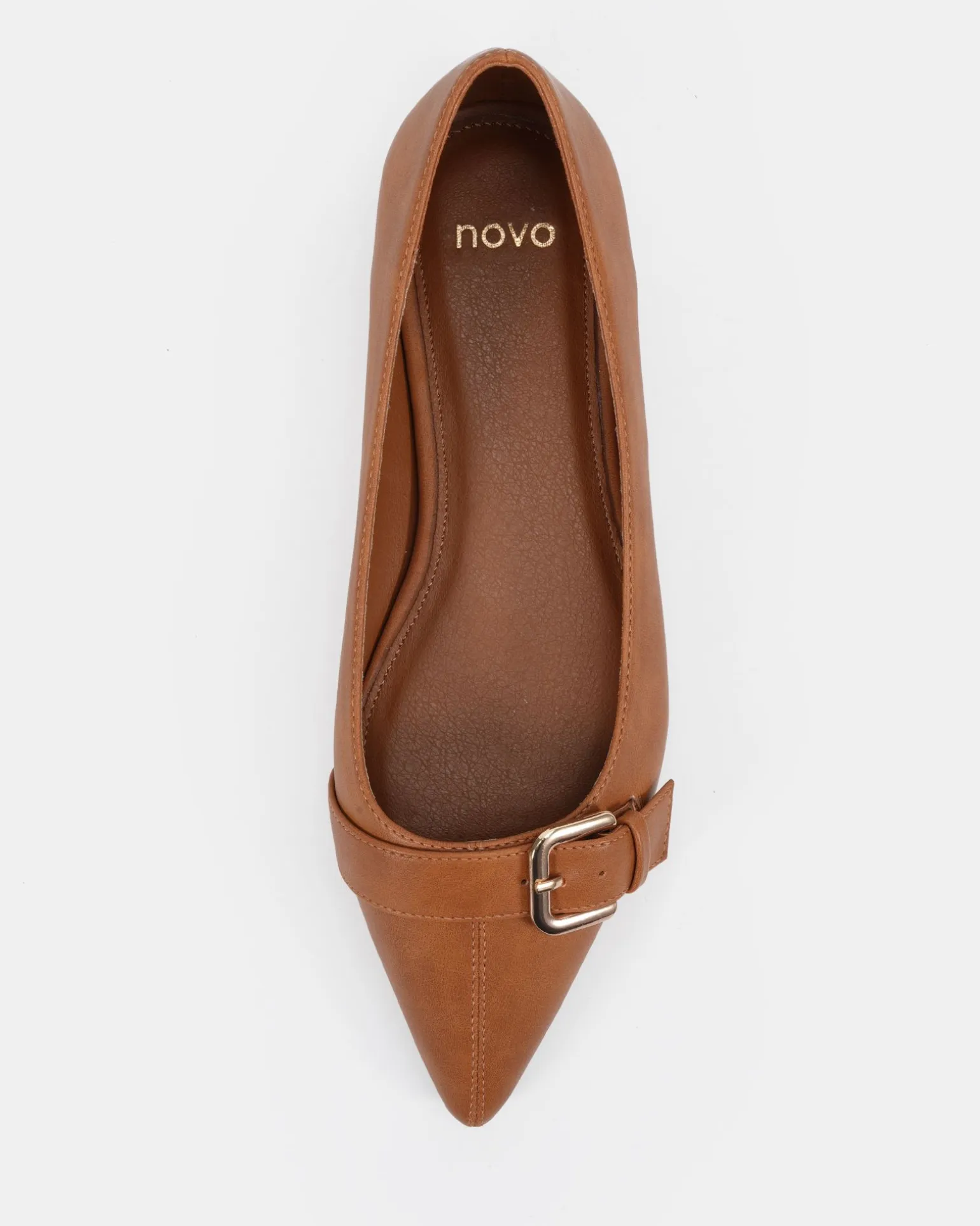 CATTY PECAN Ballet Flats