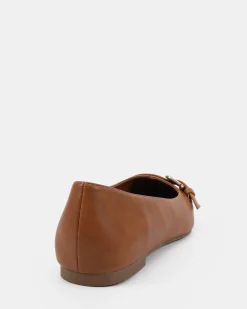 CATTY PECAN Ballet Flats