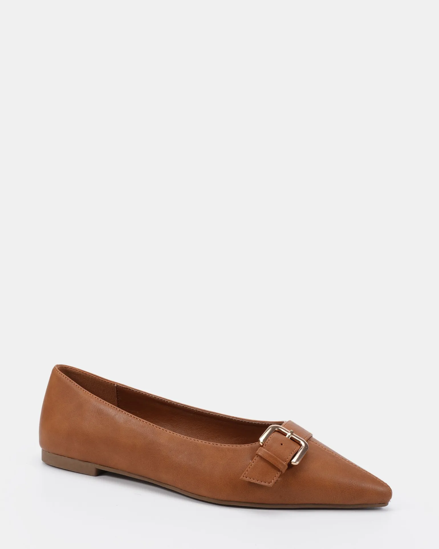 CATTY PECAN Ballet Flats
