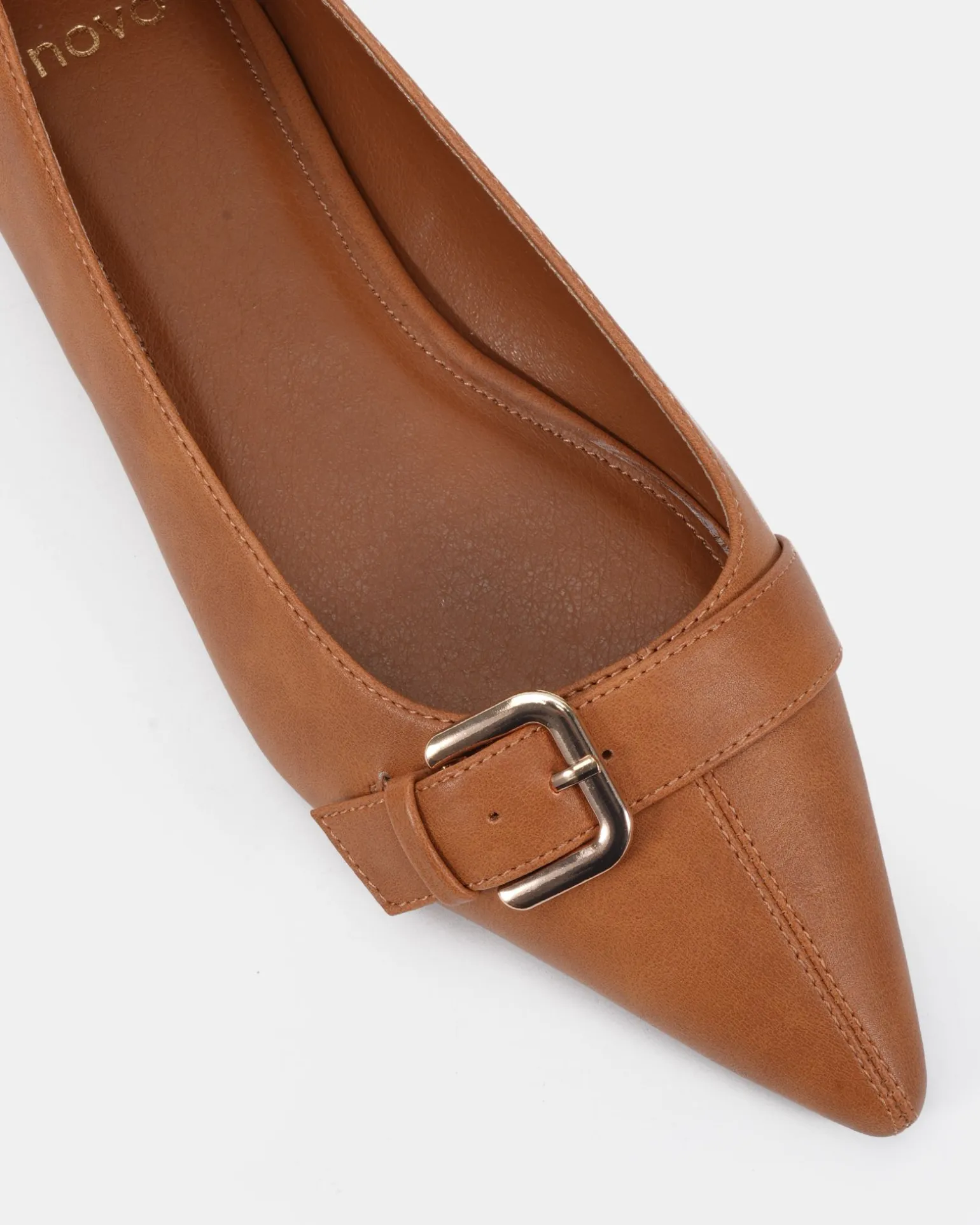 CATTY PECAN Ballet Flats