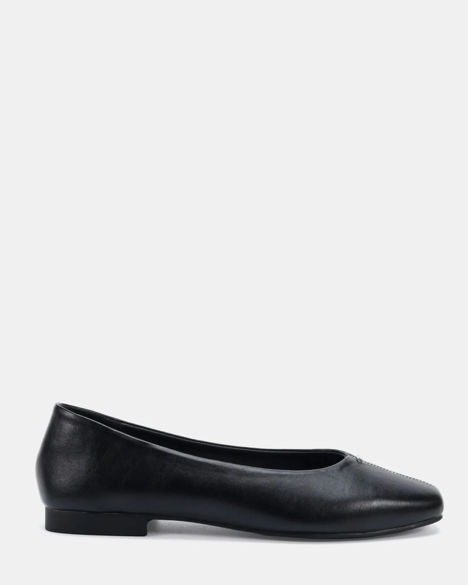 CENT Black Smooth Ballet Flats