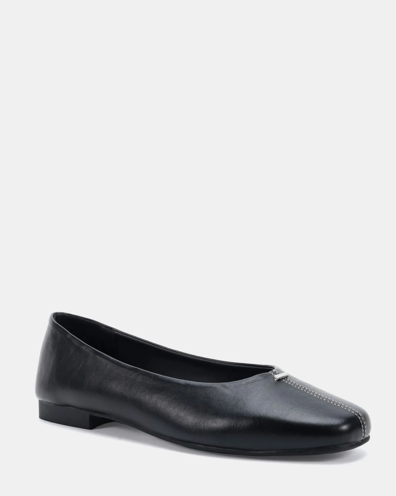 CENT Black Smooth Ballet Flats