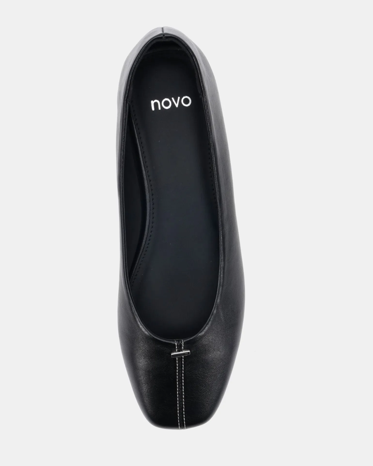 CENT Black Smooth Ballet Flats