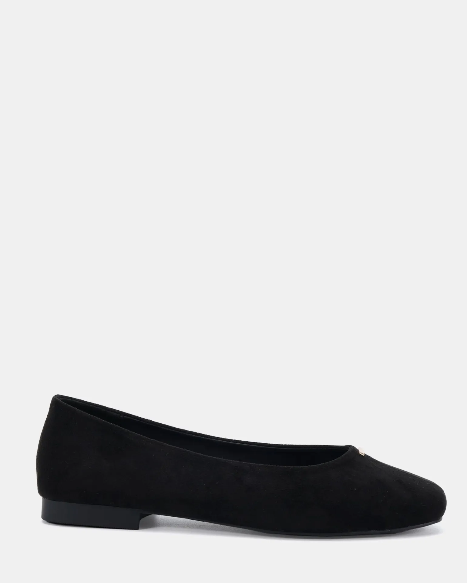 CENT Black Suede Ballet Flats