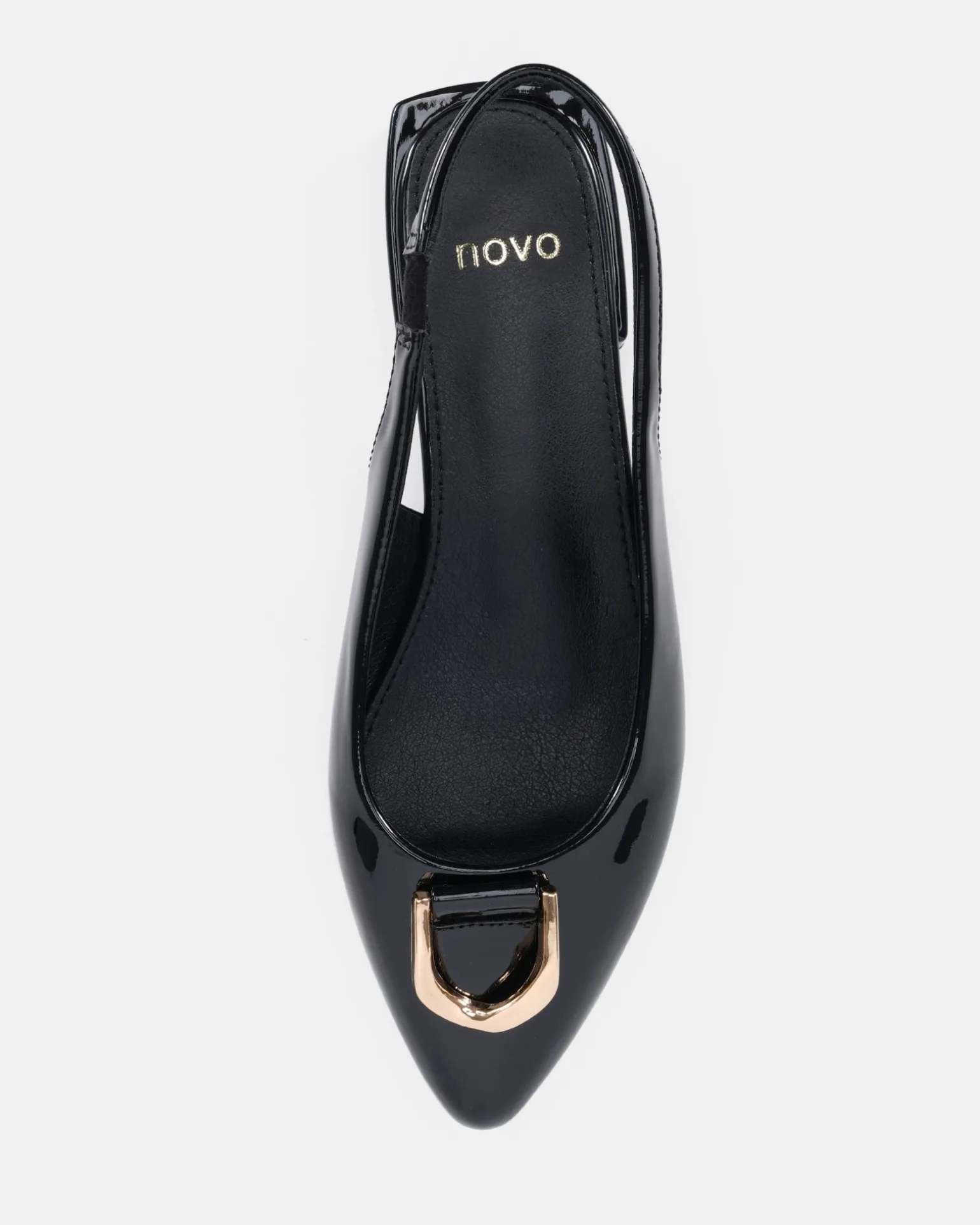 CHILLY Black Patent Ballet Flats