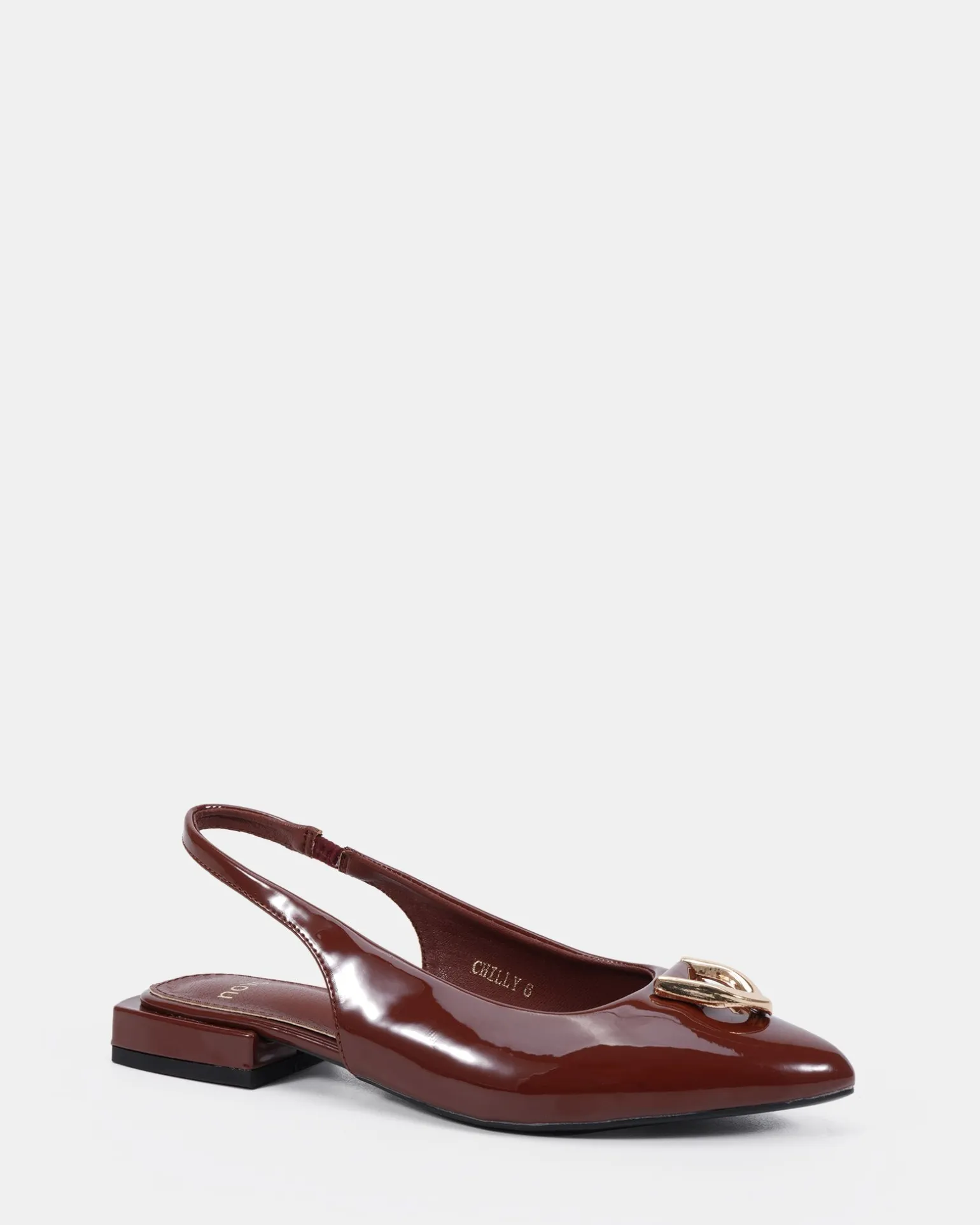CHILLY PLUM PATENT Ballet Flats