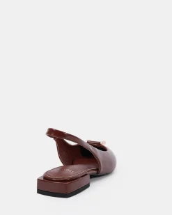 CHILLY PLUM PATENT Ballet Flats