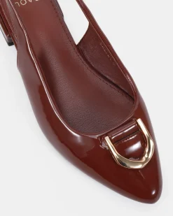 CHILLY PLUM PATENT Ballet Flats