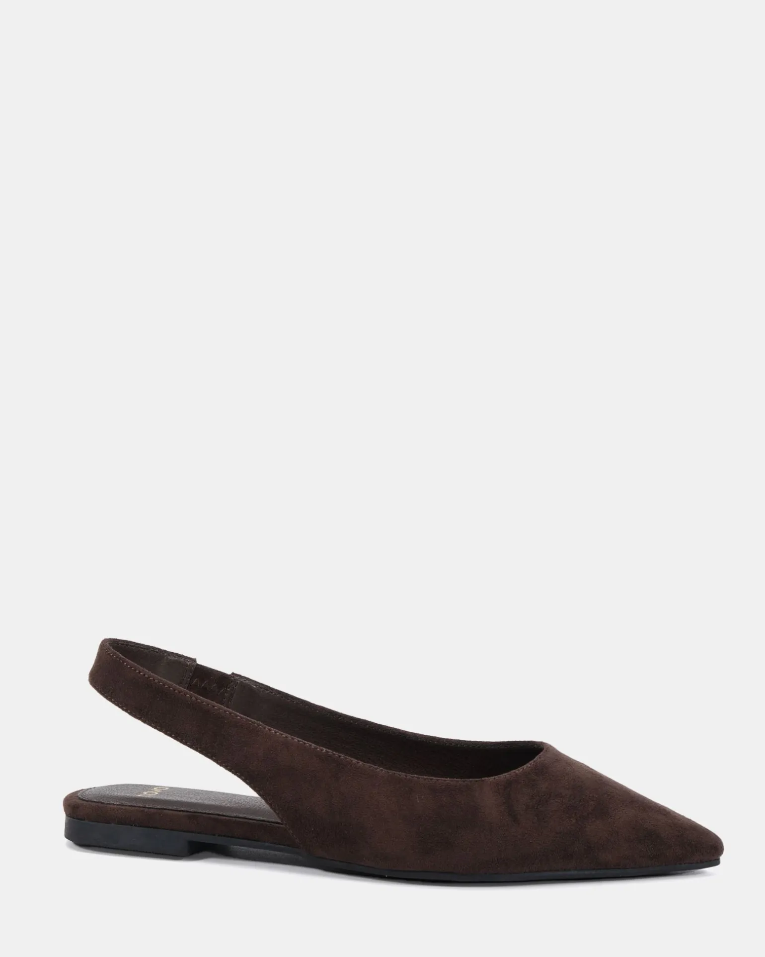 CHIP ESPRESSO SUEDE Ballet Flats