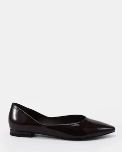CLEVER ESPRESSO PATENT Ballet Flats
