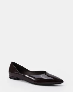CLEVER ESPRESSO PATENT Ballet Flats